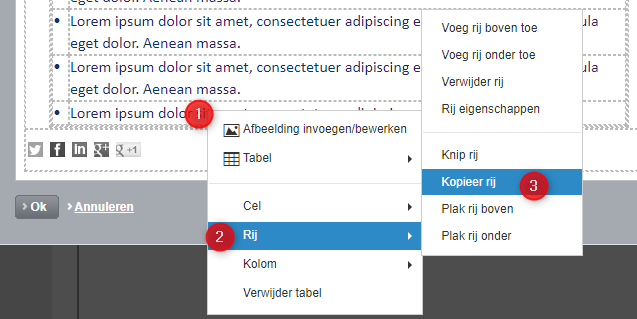 Hoe Voeg Ik Een Extra Rij Toe Aan Een Tabel In Mijn Bericht Spotler Help Center